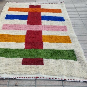 large colorful moroccan rug berber style rainbow carpets