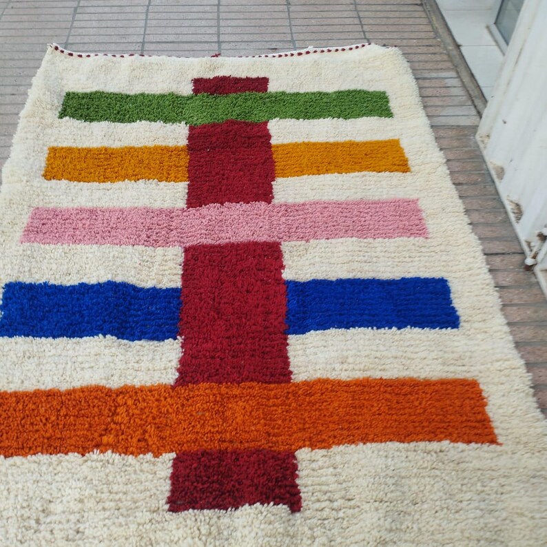 boho colorfum morocco rug
