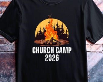 Church Camp Shirt, Personalized Youth Group Tee, Summer Faith Camp Shirt, Christian PNG shirt design, 2026 Church camp shirt