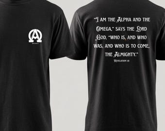 Alpha and Omega Png | Christian PNG | Bible Verse t-shirt design | Instant download | DIY Christian gift idea | Disciple Ink