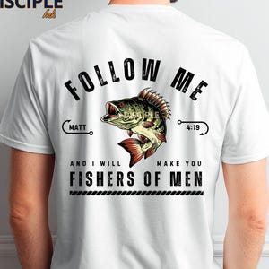 Pescador de hombres Png / Cristiano Png / Diseño de sublimación de pesca / Pescadores cristianos Png / Descarga digital de fe al aire libre / Tinta de discípulo