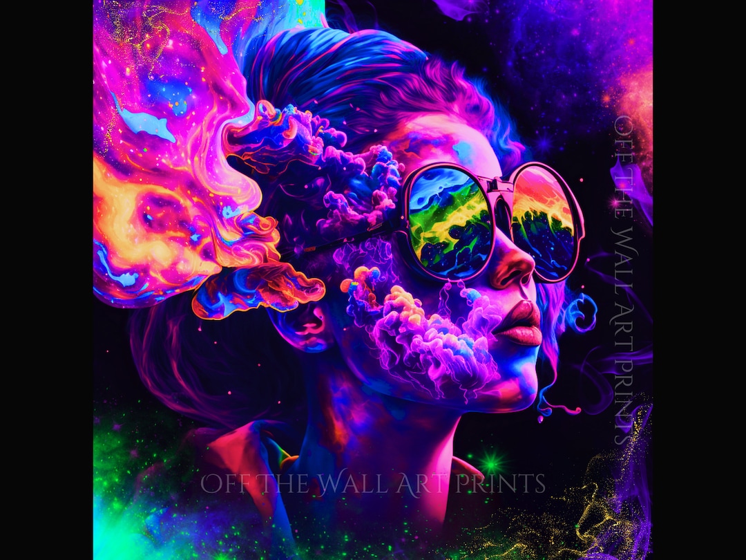 Dorm Room Art Ideas, Bedroom Art Decor, Art Prints, Unframed Art, Wall Art for Sale, Psychedelic