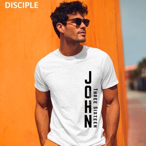 Imagem PNG cristã, João 3:16 PNG, Arquivo para sublimação com versículo bíblico cristão, Design para camiseta com temática religiosa, Porque Deus amou o mundo de tal maneira PNG, Escritura imagem 4