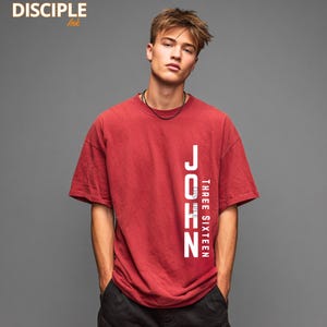 Imagem PNG cristã, João 3:16 PNG, Arquivo para sublimação com versículo bíblico cristão, Design para camiseta com temática religiosa, Porque Deus amou o mundo de tal maneira PNG, Escritura imagem 6