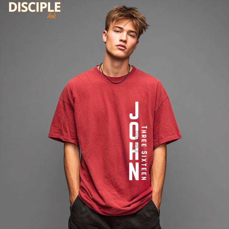 Imagem PNG cristã, João 3:16 PNG, Arquivo para sublimação com versículo bíblico cristão, Design para camiseta com temática religiosa, Porque Deus amou o mundo de tal maneira PNG, Escritura imagem 6