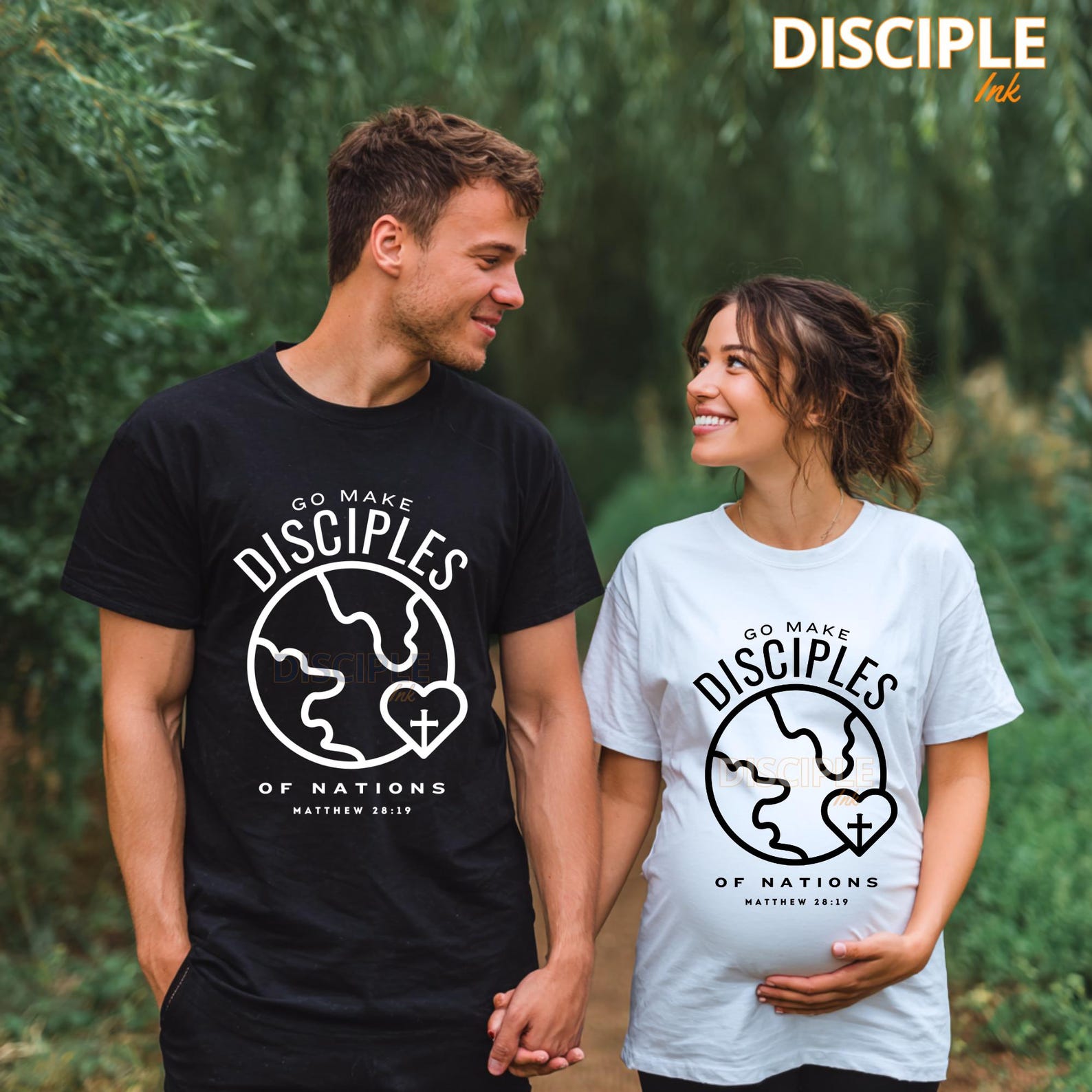 Go Make Disciples PNG | Christian Png T-shirt Design | Bible Verse Png ...