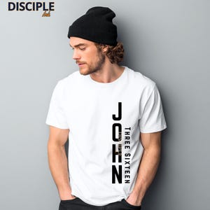Imagem PNG cristã, João 3:16 PNG, Arquivo para sublimação com versículo bíblico cristão, Design para camiseta com temática religiosa, Porque Deus amou o mundo de tal maneira PNG, Escritura imagem 9
