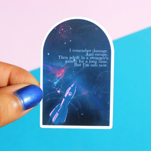 Station Eleven Sticker | Holographic Stickers | Bookish Gifts | Novel Stickers