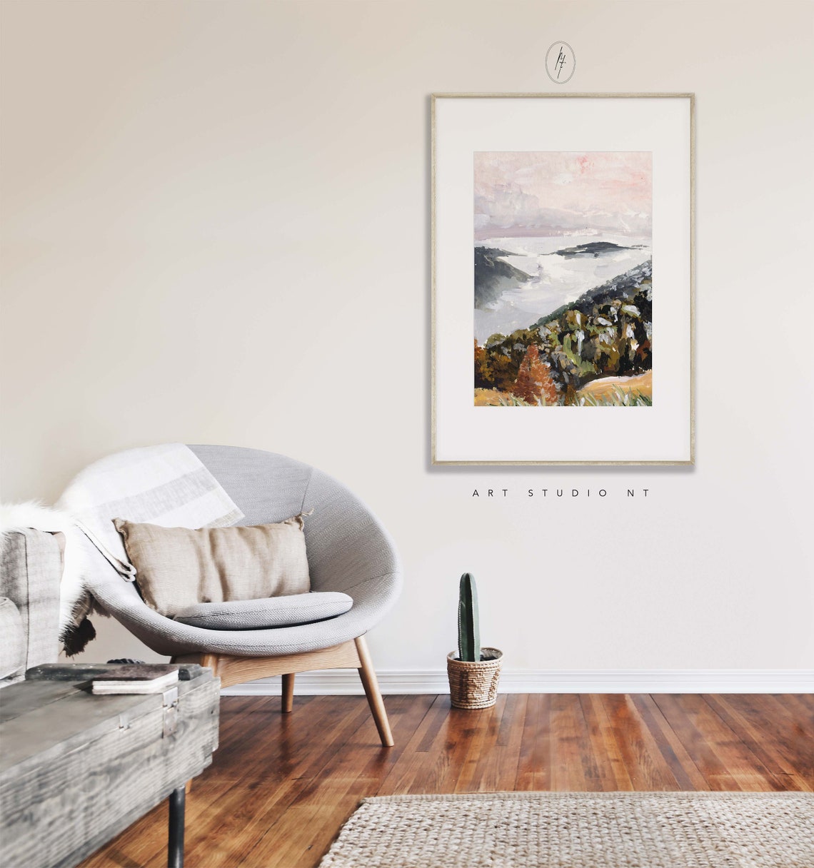 Printable Landscape Wall Art, Original Artwork, Mountain Wall Art ...