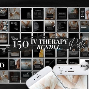 IV Therapy Template Instagram IV Hydration Social Medium IV Drip Iv Infusion Therapy Canva Iv Menu Vitamin C Therapy Iv Flyer Nurse Injector