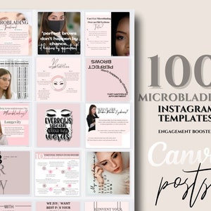 Microblading Pmu Instagram Template Brow Instagram Microblading Template Brow Template Brow Post Permanent Makeup Social Media Ig Brow Flyer