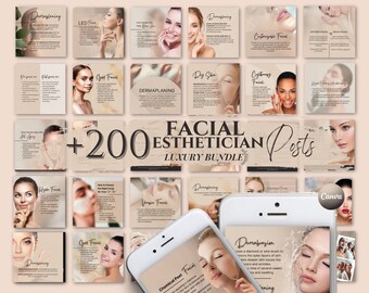 Facial Flyers Skincare Instagram Post Hydra Facial Instagram Template Esthetician Template Beauty Social Media Aftercare Spa Facial Quote Ig