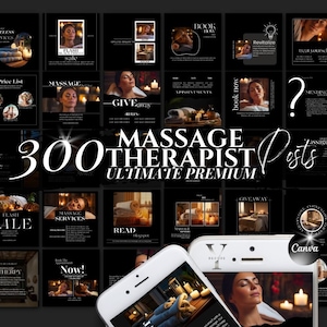 Massage Therapist Instagram Template Spa Esthetician Social Media Facebook Black Massage Therapy Quote Aftercare Facial Beauty Flyer Caption