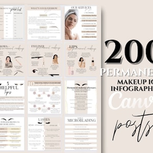 Permanent Makeup Instagram Post Pmu Instagram Template Lash Tech Microblading Brow Social Media Esthetician Flyer Semi Permanent Artist Post