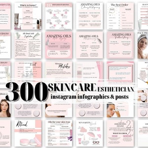 Skincare Instagram Post Skincare Template Esthetician Instagram Template Beauty Social Media Posts Pink Skincare Content Facial Flyer Quote