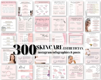 Skincare Instagram Post Skincare Template Esthetician Instagram Template Beauty Social Media Posts Pink Skincare Content Facial Flyer Quote