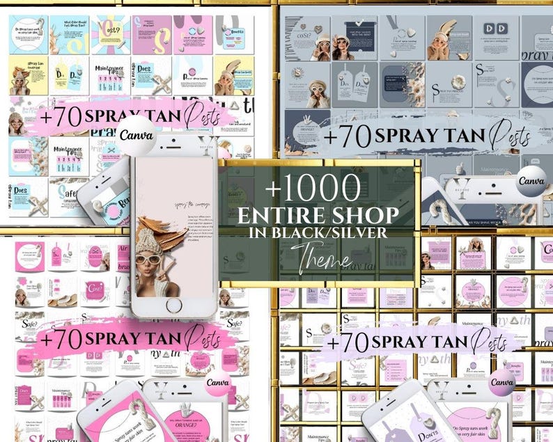 Spray Tan Posts Spray Tan Social Media Content Spray Tan Business Post Spray Tan ...