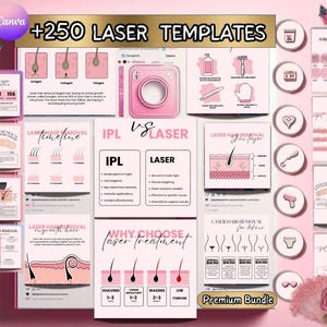 Laser-Haarentfernung Template Laser Instagram Post Kosmetikerin Skincare MedSpa Bundle Caption Meme Salon Special Flyer Preisliste Ig Highlights