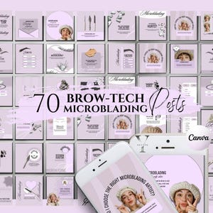 Brow Microblading Instagram Template Eyebrow Tattoo Brow Artist ...