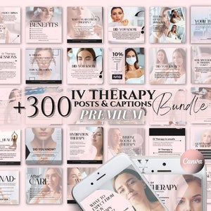 IV Therapy Template Instagram IV Hydration Social Media Template Iv Drip Iv Infusion Therapy Template Iv Vitamin C Therapy Iv Nurse Injector