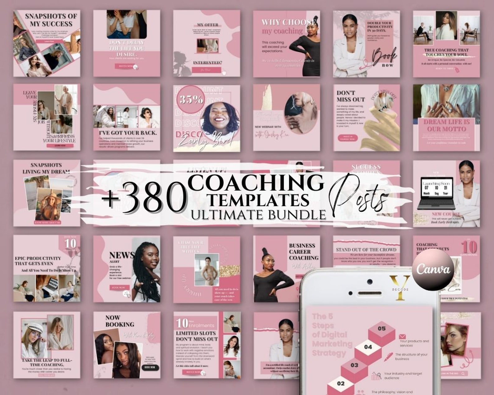 Coaching Instagram Templates Coaching Template Ig Coach Blogger ...