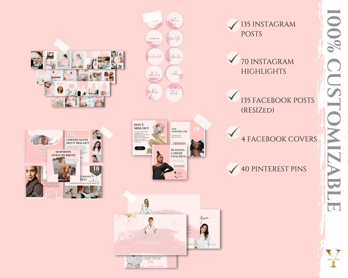 Coaching Instagram Templates Coaching Template Ig Coach - Etsy