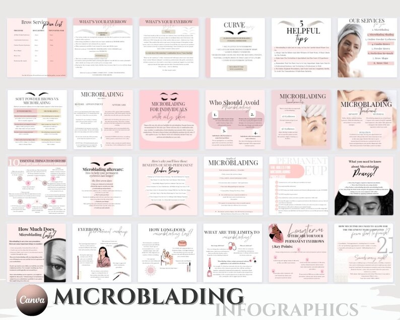 Microblading Pmu Instagram Template Brow Instagram Microblading ...