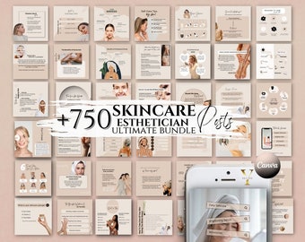 Skincare Instagram Post Skincare Template Esthetician Instagram Ig Beauty Social Media Template Skin care Quote MedSpa Salon Facial Business