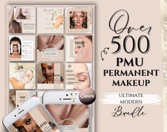 Permanent Makeup Instagram Post Pmu Instagram Template Lash Tech Microblading Social Media Lip Tattoo Brow Aftercare IG Esthetician Skincare