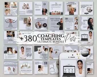 Coaching Instagram Templates Coaching Templates Ig Templates Coach Mindset Life Coaching Wellness Business Coach Social Media Course Creator