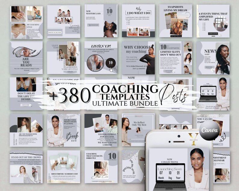 Coaching Instagram Templates Coaching Templates Ig Templates Etsy