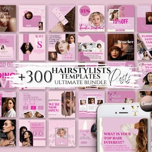 Hairstylist Instagram Template Hair Salon Haircare Instagram Hairdresser Social Media Hair Instagram Template Beauty Salon Flyer Price Ads