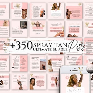 Spray Tan Instagram Post Social Media Spray Tan Template Tanning Business Adverstisment Artist Spray Tan Canva Graphic Airbrush Sunless Tan