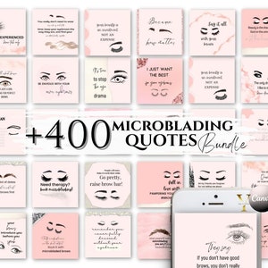 Microblading Instagram Quotes Microblading Instagram Templates Brows Instagram Brow Technician Eye Brow Quotes PMU Permanent Makeup Template