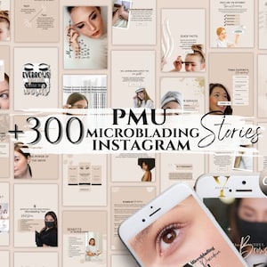 Brows Microblading Pmu Instagram Story Permanent Makeup Microblading PMU Post EyeBrow Tattoo Social Media Nano Powder Brow Esthetician Flyer