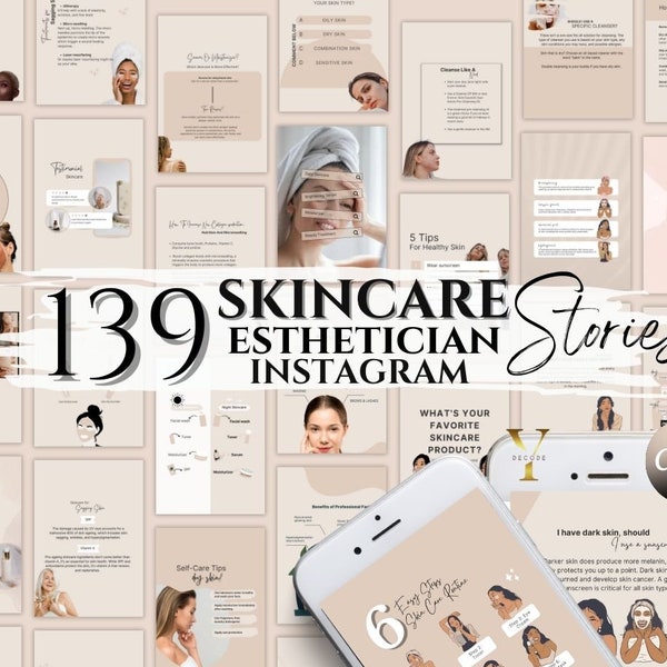 Modèle d'esthéticienne Modèle de soins de la peau Esthéticienne Instagram Post Stories Ig Story Beauty Instagram Animated Skin care Content Facial Posts