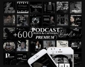 Podcast Template Podcast Instagram Template Podcast Cover Podcast Flyer Canva Template Launch Kit Ig Episode Minimal Podcast Media Kit Story