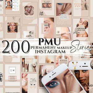 Pmu Instagram Post Permanent Makeup Pmu Instagram Story Template Lash Microblading Social Media Lip Tattoo Brows Esthetician Flyers Canva Ad