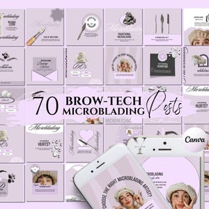 Brow Microblading Instagram Template Eyebrow Tattoo Brow Artist ...
