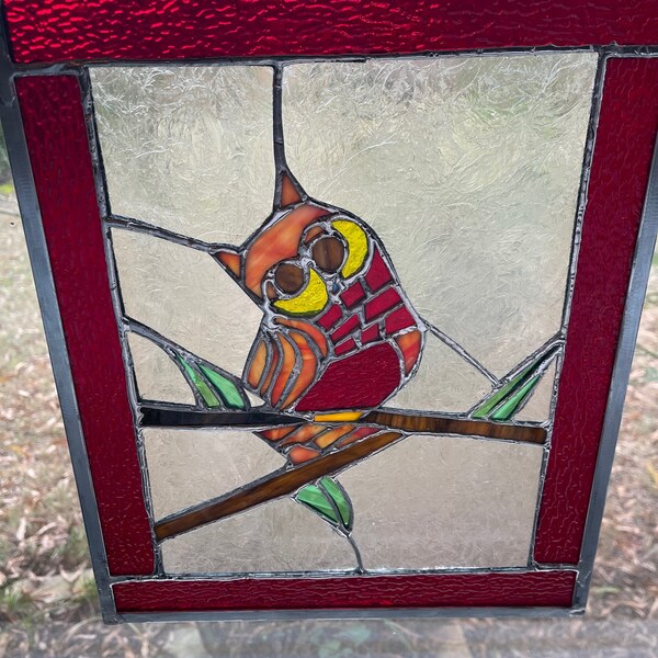 Stained Glass Owl Etsy
