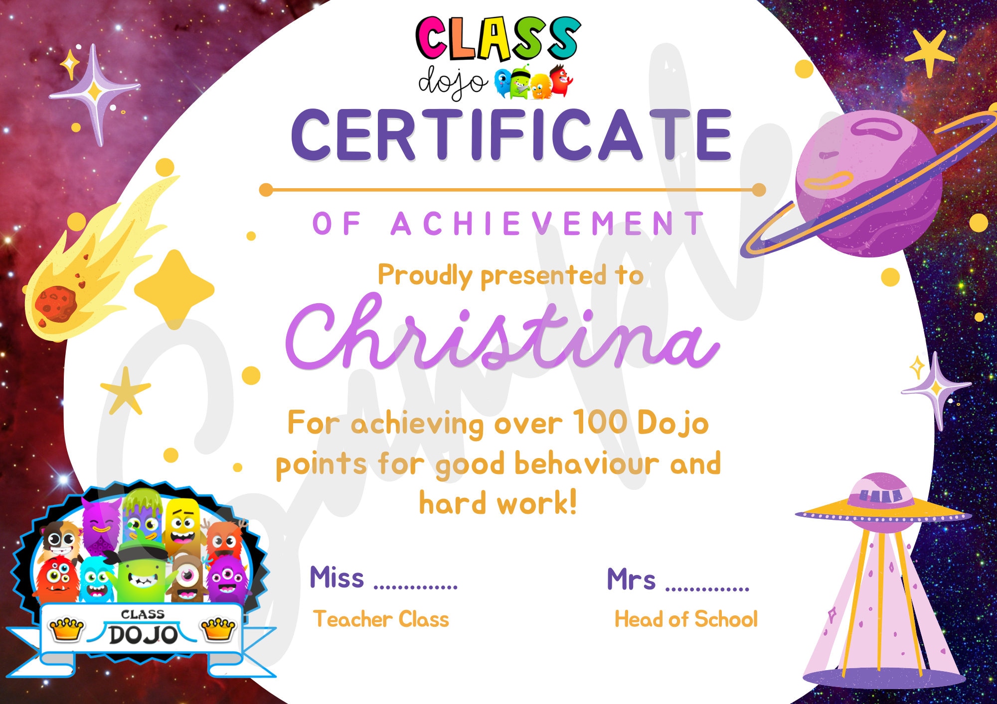 class-dojo-classroom-resources-class-dojo-sel-activity-monster-resource-classroom-reward-money-bucks-pbis for Free Printable Class Dojo Certificates Class Dojo Classroom Resources (Class Dojo SEL Activity Monster Resource Classroom Reward Money Bucks PBIS) for Free Printable Class Dojo Certificates