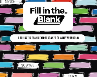 Complete el libro de actividades en blanco estilo "Mad Libs"