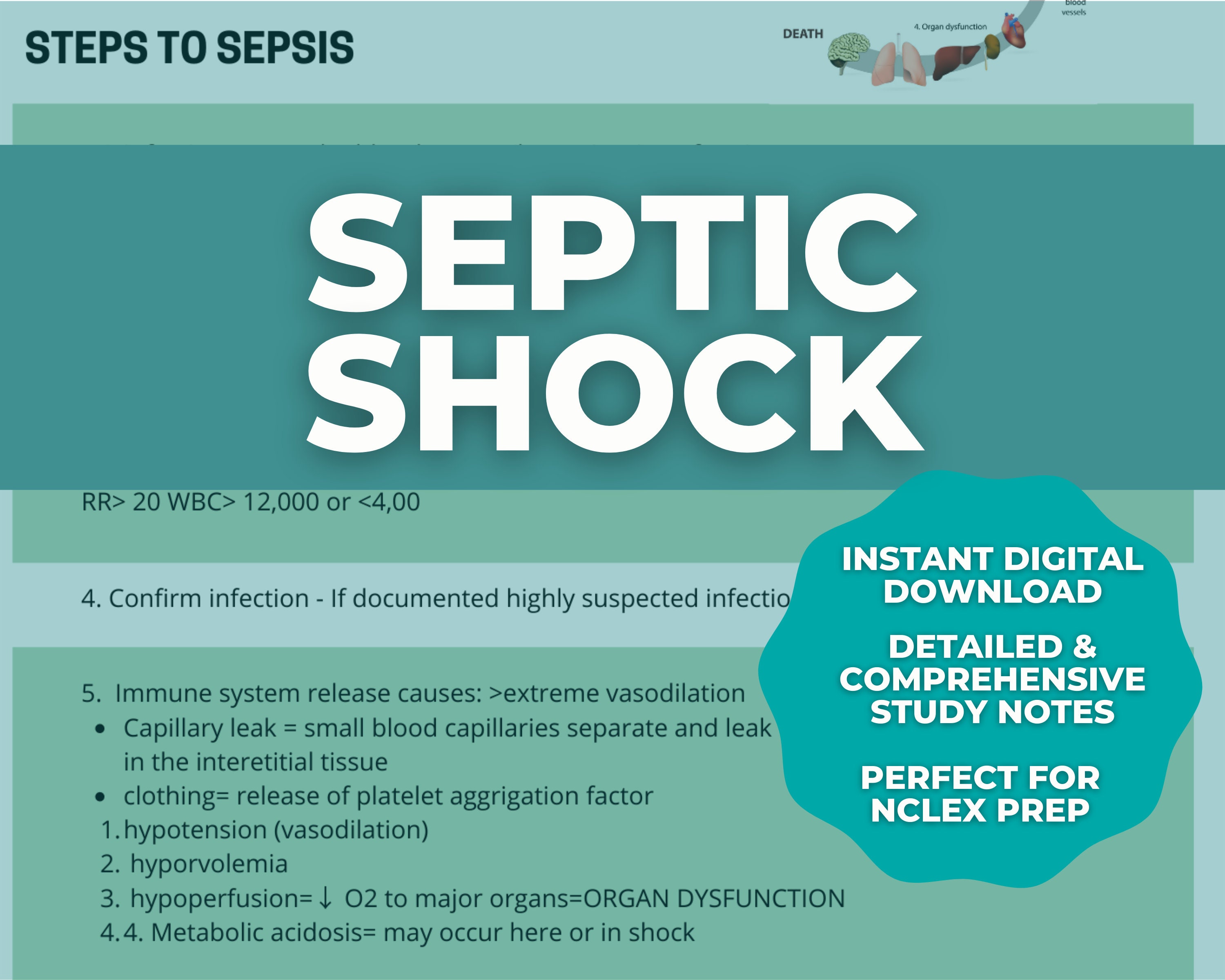 Sepsis Cheat Sheet