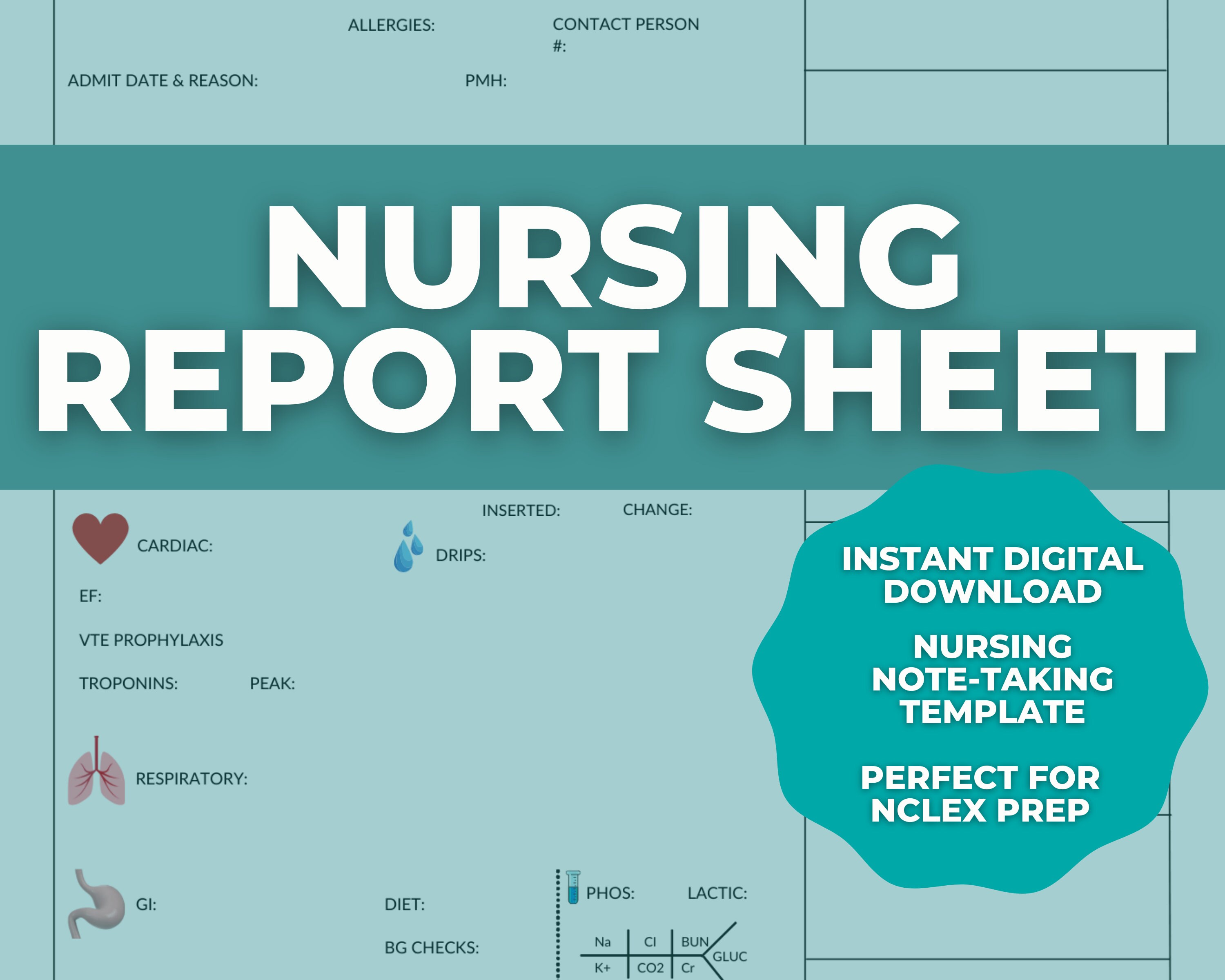 nursing-report-sheet-template-addictionary