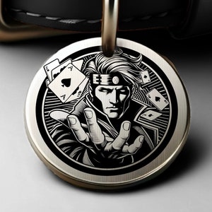 Gambit Dog Tag Etsy