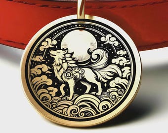Custom Pet Tag, Laser-Engraved Stainless Steel ID