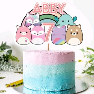 Squishmallow cake topper/ Squishmallows/ Squishmallow birthday