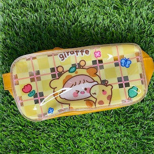 Cute Kawaii Girl Pencil Case Cartoon Girl Pencil Pouch Clear - Etsy