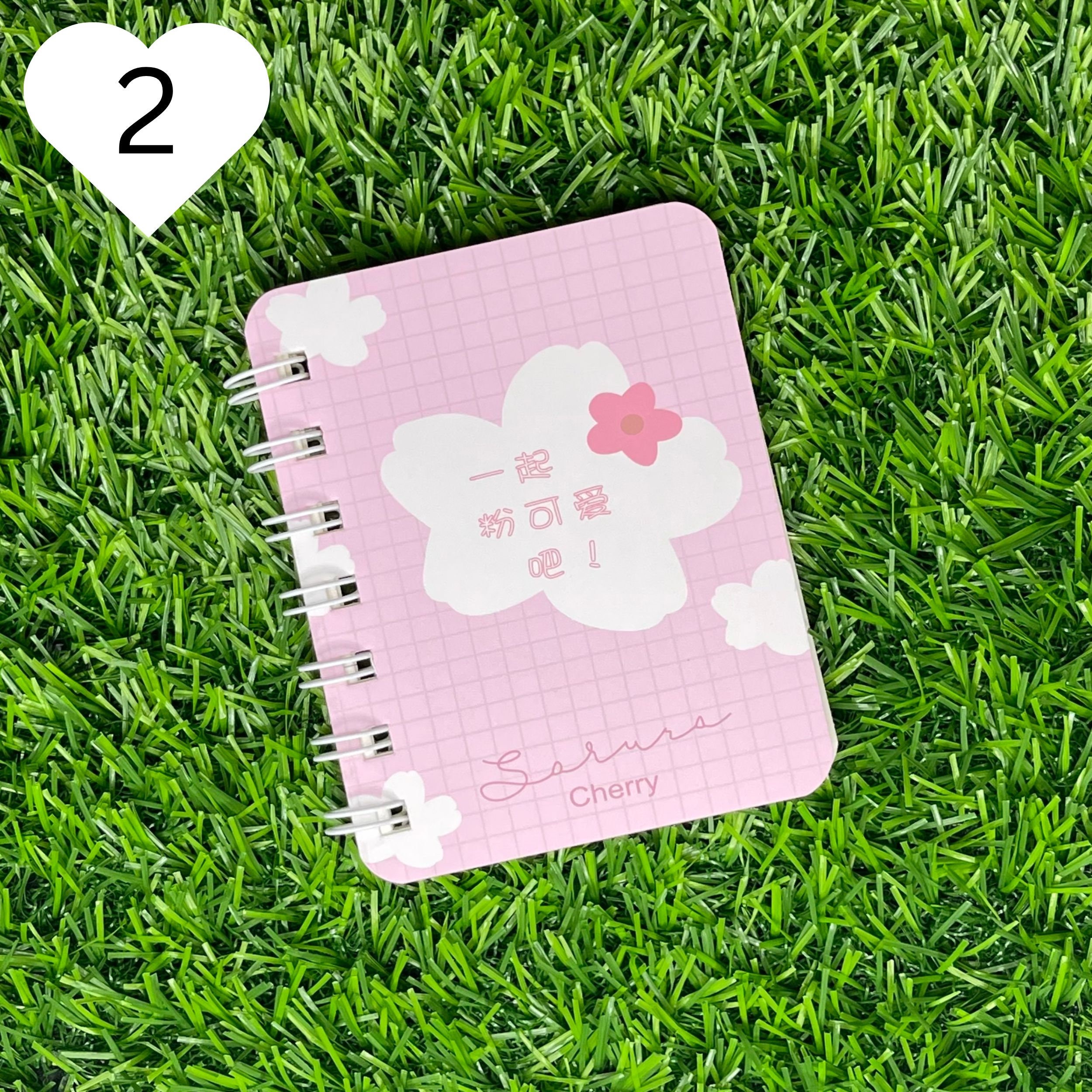 Cute Mini Spiral Notebook Kawaii Notepad Cherry Themed Etsy