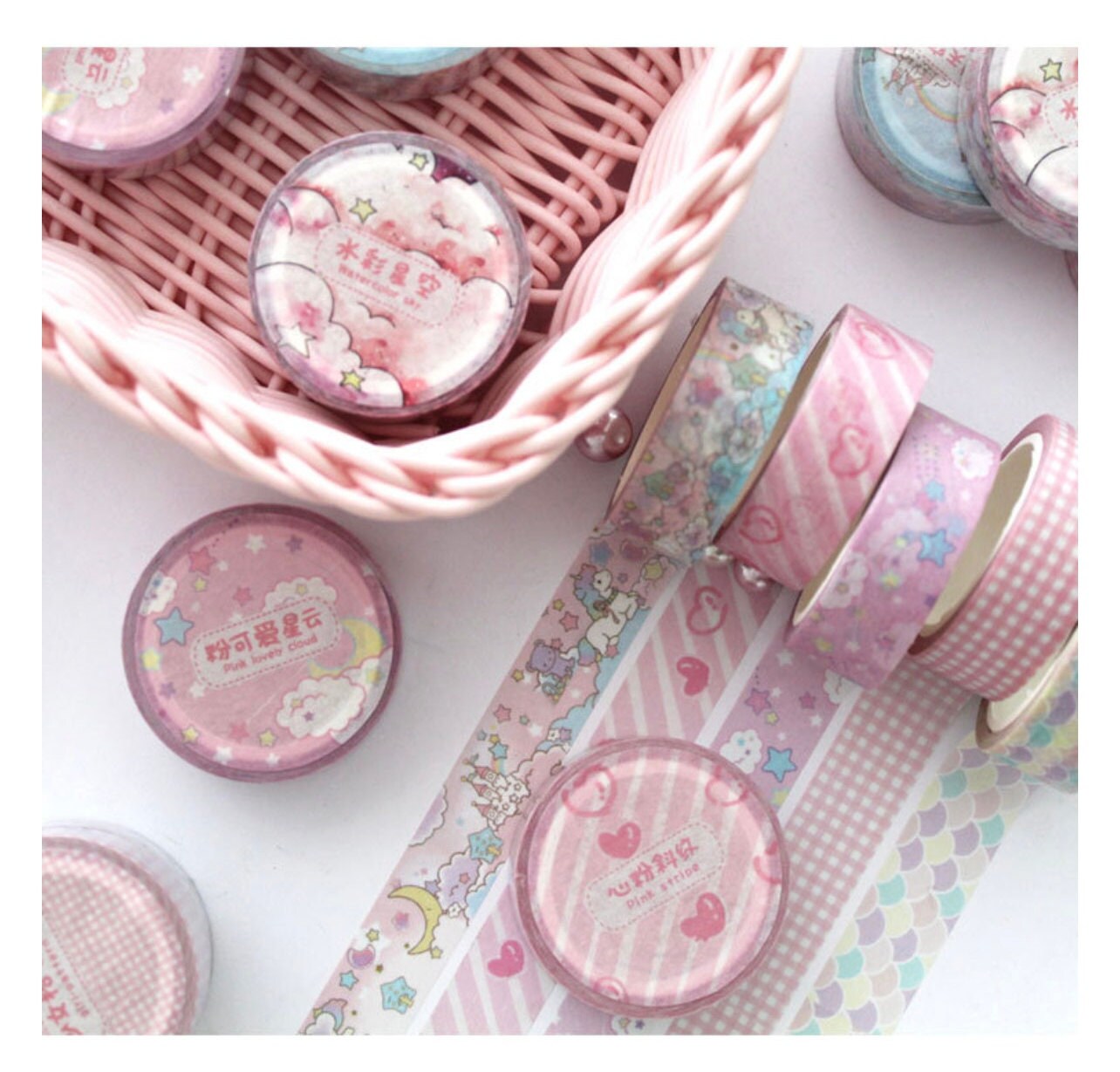 Cute Washi Tapes, Winter Washi Tape, Planner Washi Tape, Journaling Washi  Tape, Cute Cat Washi Tape, Holiday Washi Tape 